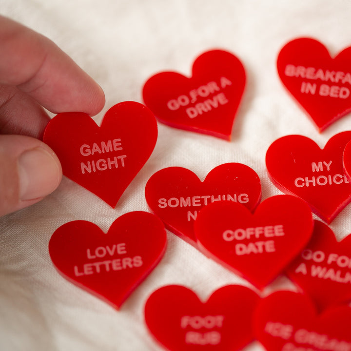 SAMPLE | Date Night Activity Tokens Set - Red