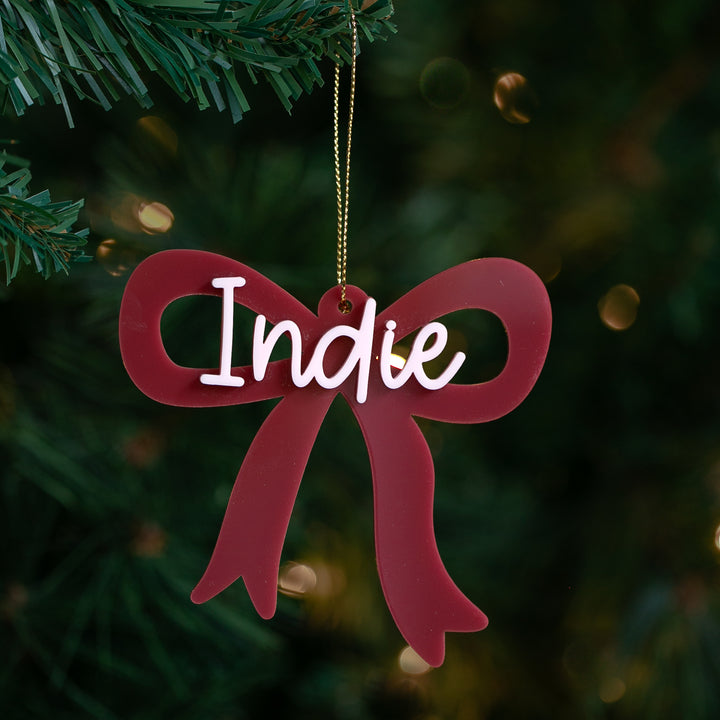 Personalised Christmas Bow