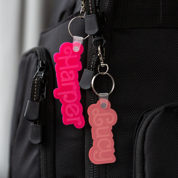 Barbie-inspired Personalised Bag Tag