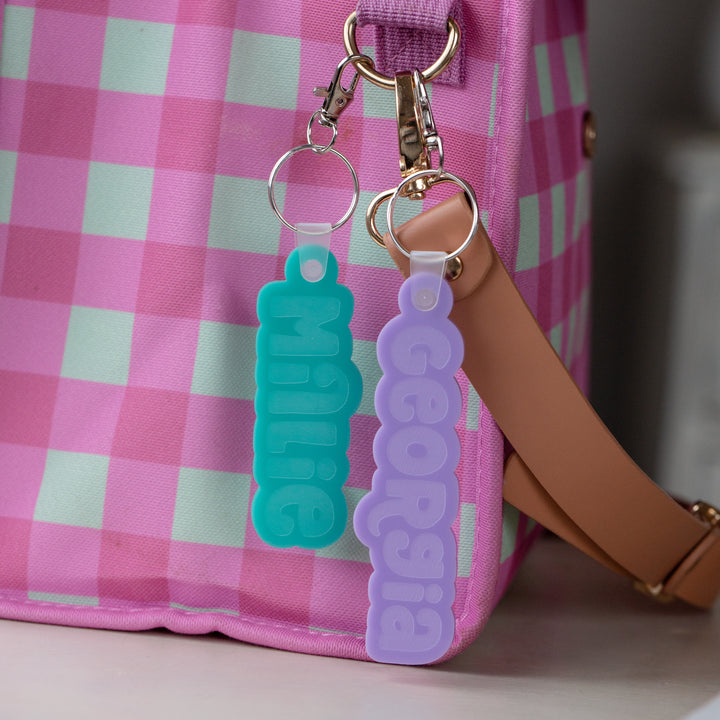 Bubblegum Personalised Bag Tag