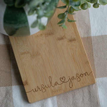 Personalised Bamboo Platter/Serve Board (Two Sizes Available)