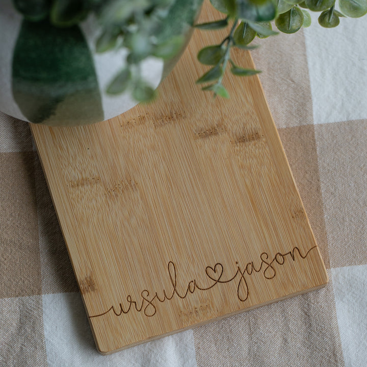 Personalised Bamboo Platter/Serve Board (Two Sizes Available)
