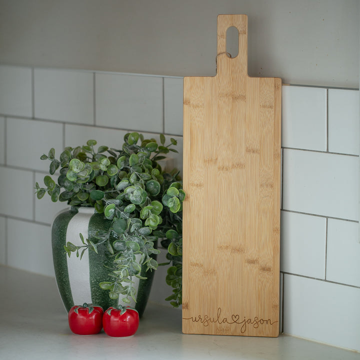 Personalised Bamboo Platter/Serve Board (Two Sizes Available)