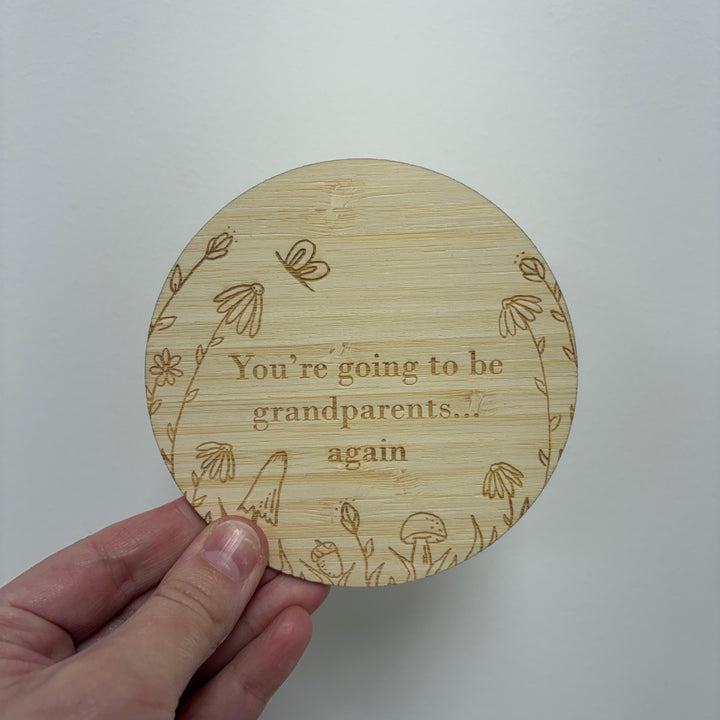SAMPLE | Grandparents Announcement Card