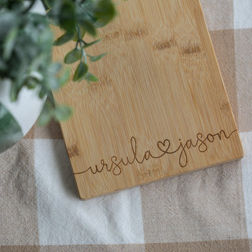 Personalised Bamboo Platter/Serve Board (Two Sizes Available)