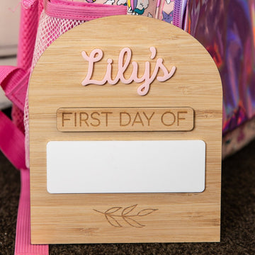 Personalised First Day/Last Day of School Whiteboard