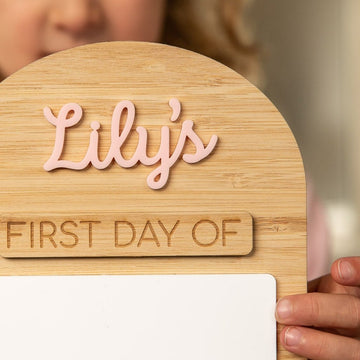 Personalised First Day/Last Day of School Whiteboard