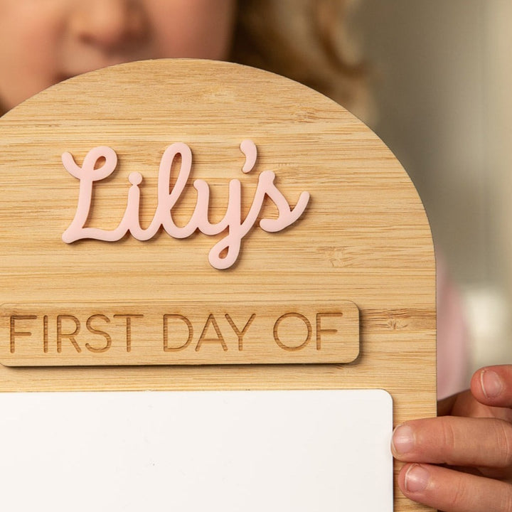 Personalised First Day/Last Day of School Whiteboard