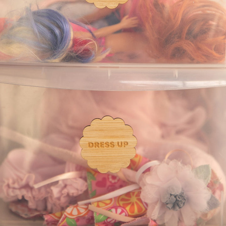 Toy Box Organisation Labels - Set of 6