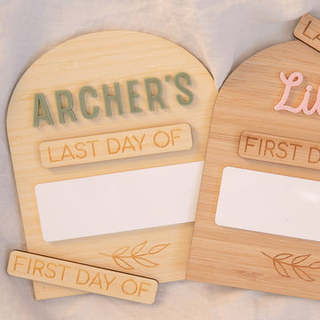 Personalised First Day/Last Day of School Whiteboard