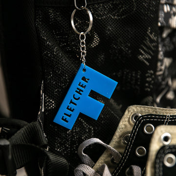 Colour Block Personalised Bag Tag