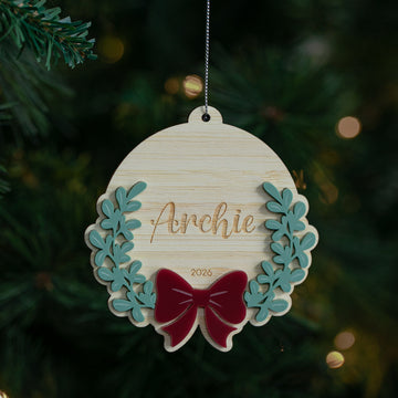 Deck the Tree Personalised Christmas Bauble