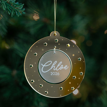 Make a Wish Personalised Christmas Bauble
