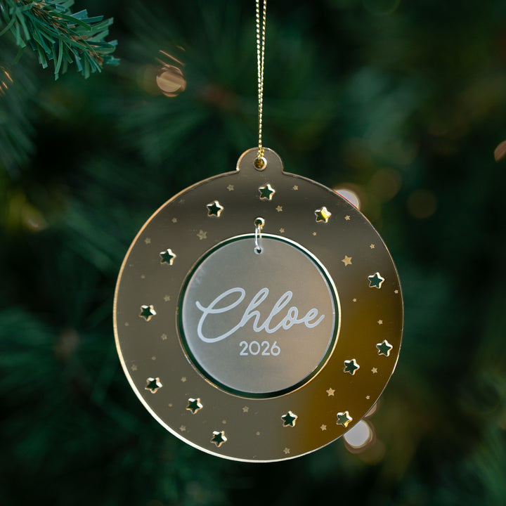 Make a Wish Personalised Christmas Bauble