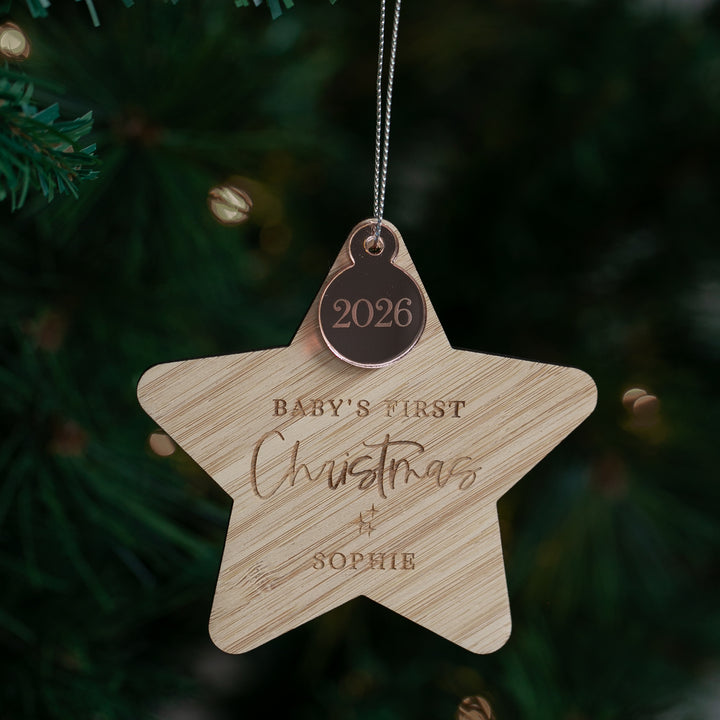My First Christmas Personalised Star