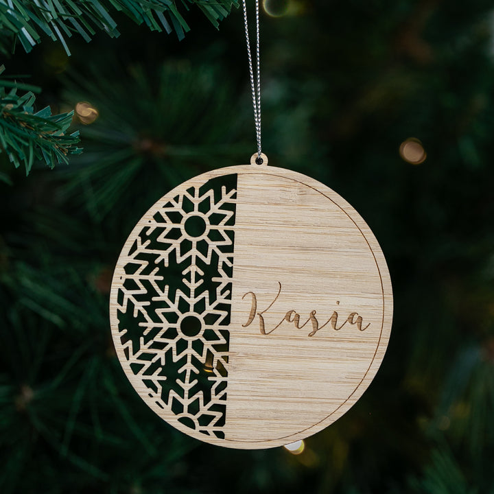 Mosaic Personalised Christmas Bauble