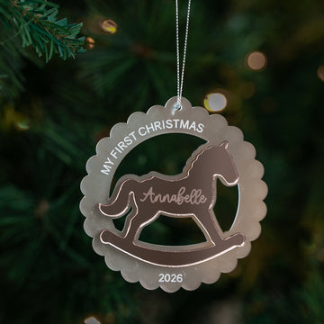Rockinghorse Personalised Christmas Bauble