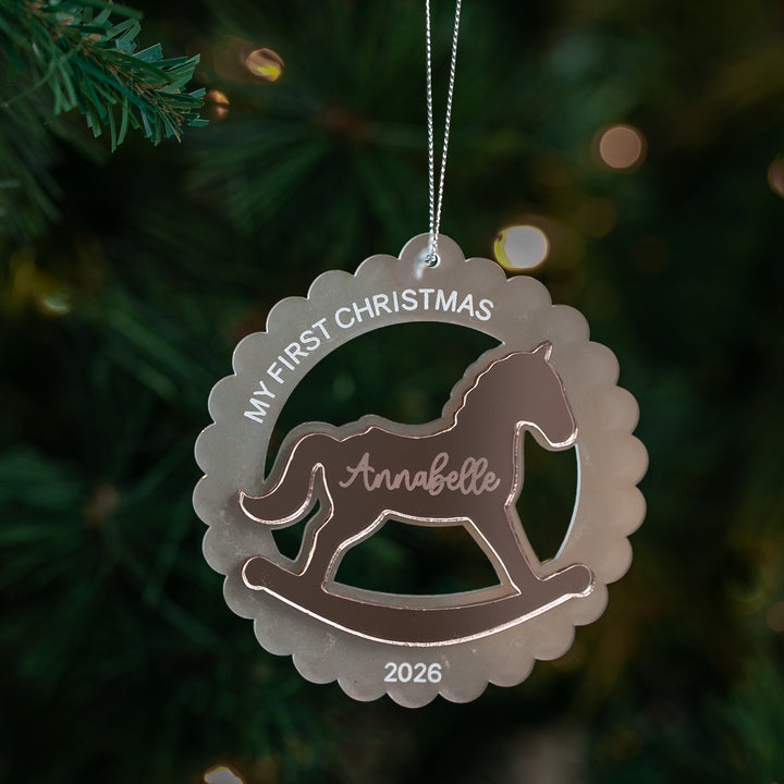 Rockinghorse Personalised Christmas Bauble