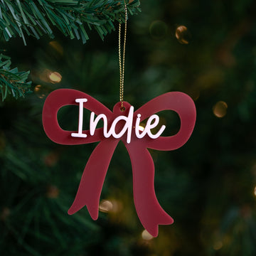 Personalised Christmas Bow