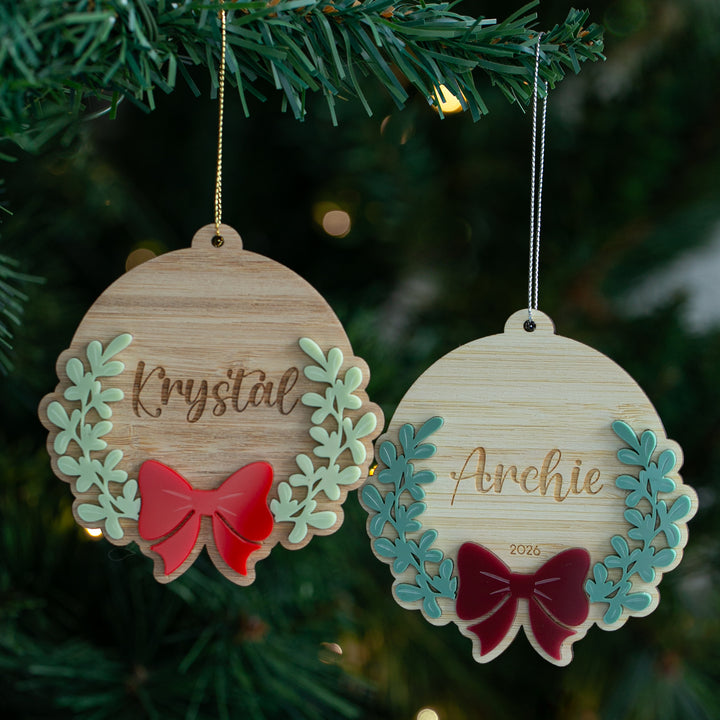 Deck the Tree Personalised Christmas Bauble