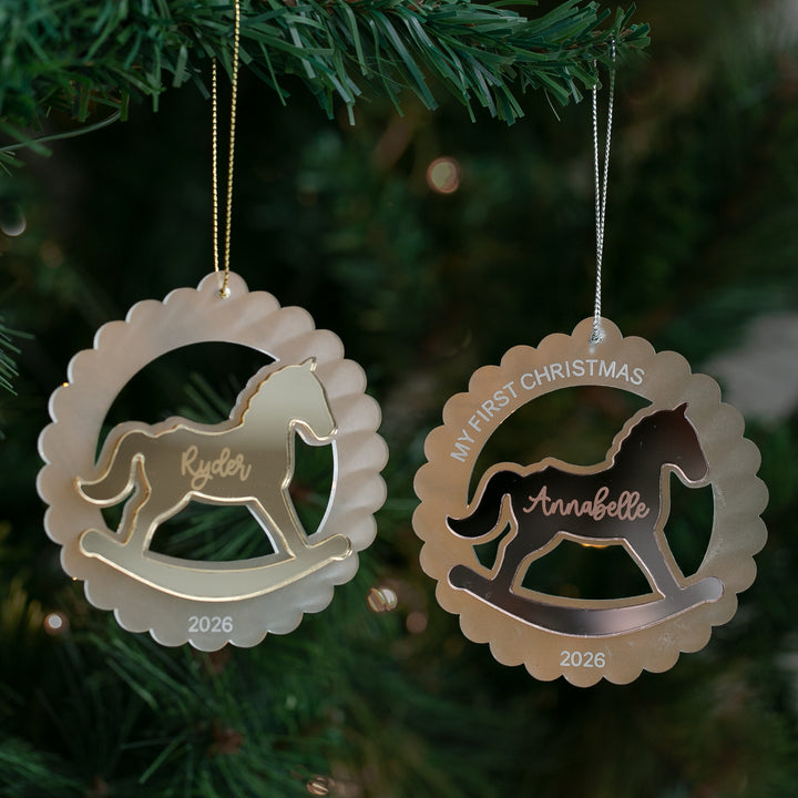 Rockinghorse Personalised Christmas Bauble