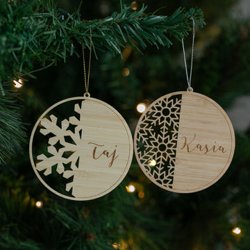 Mosaic Personalised Christmas Bauble