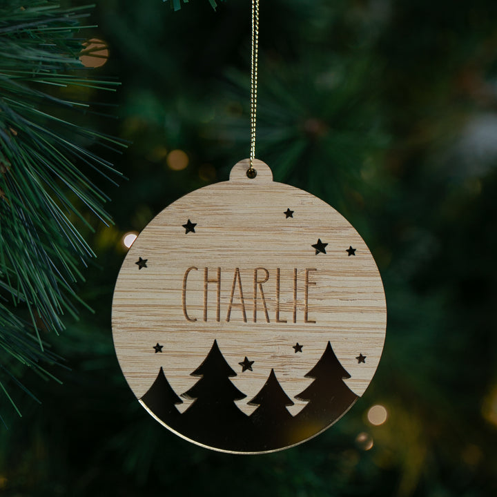 Starscape Personalised Christmas Bauble