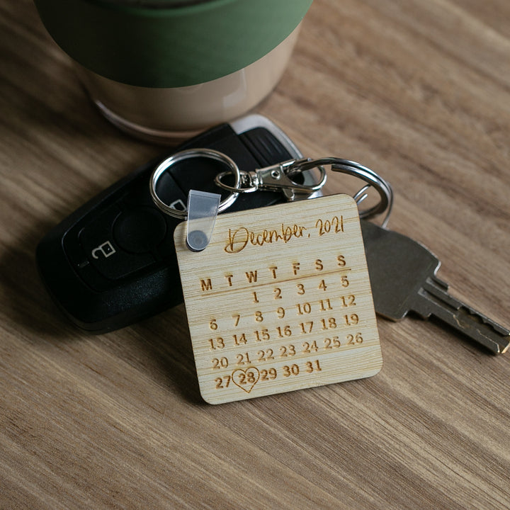 Calendar Key Ring