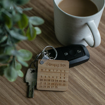 Calendar Key Ring