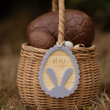 Personalised Peekaboo Bunny Easter Tag