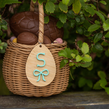 Personalised Easter Bow Tag