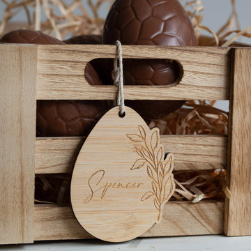 Personalised Wildflower Easter Tag