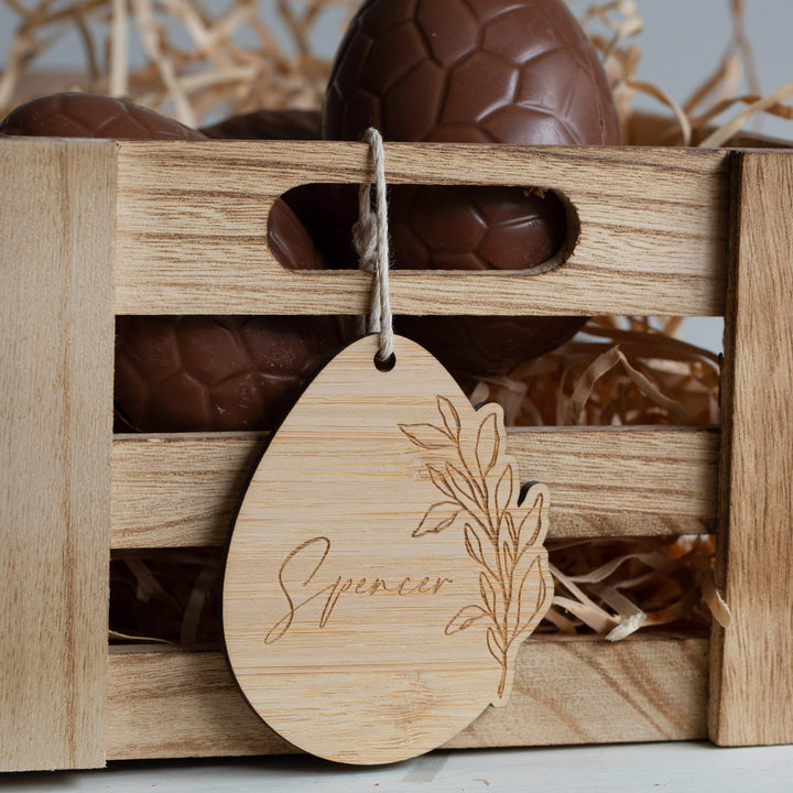 Personalised Wildflower Easter Tag