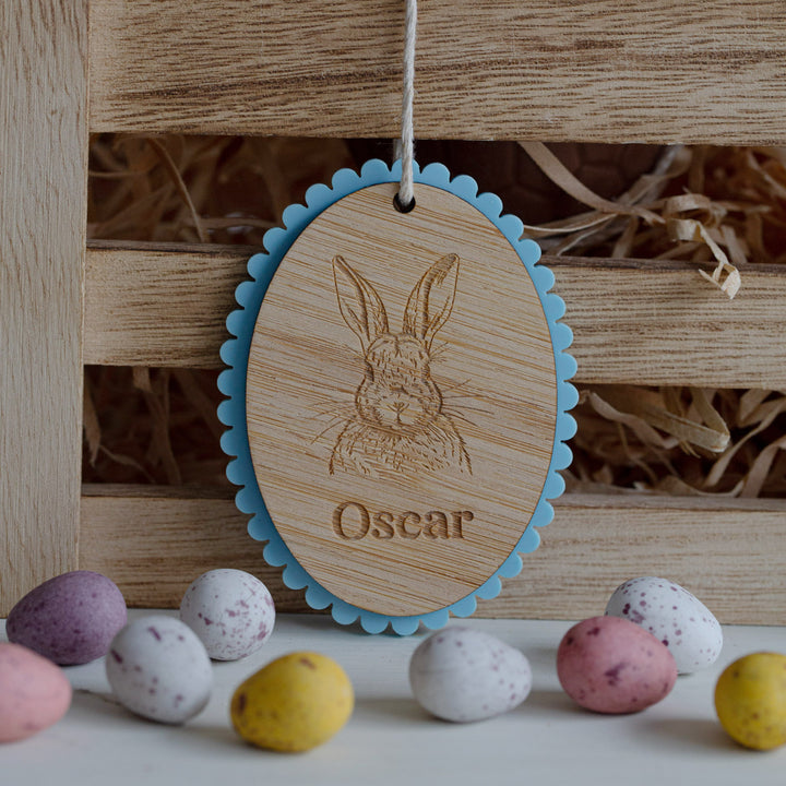 Personalised Portrait Easter Tag