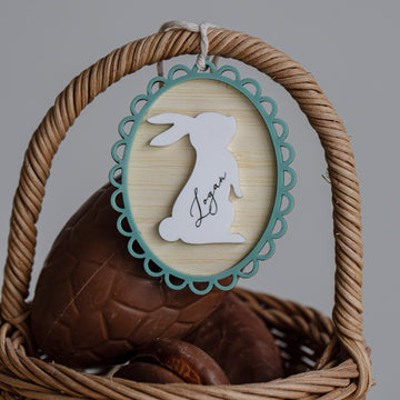 Personalised Hoppy Days Easter Tag