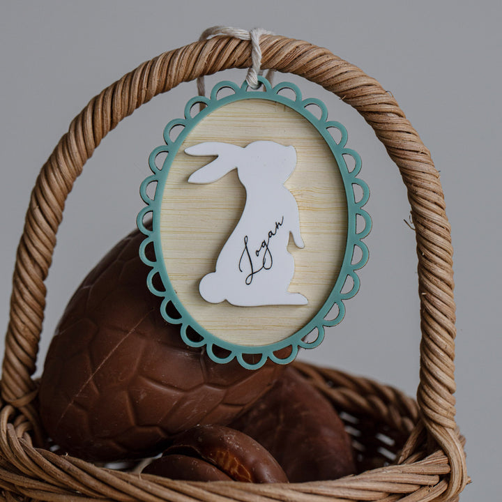 Personalised Hoppy Days Easter Tag