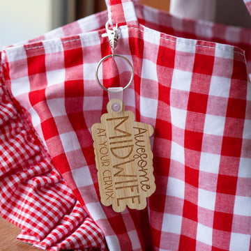 Midwife Key Ring