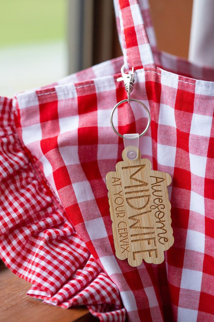 Midwife Key Ring