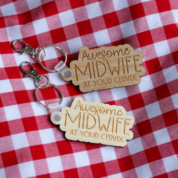 Midwife Key Ring
