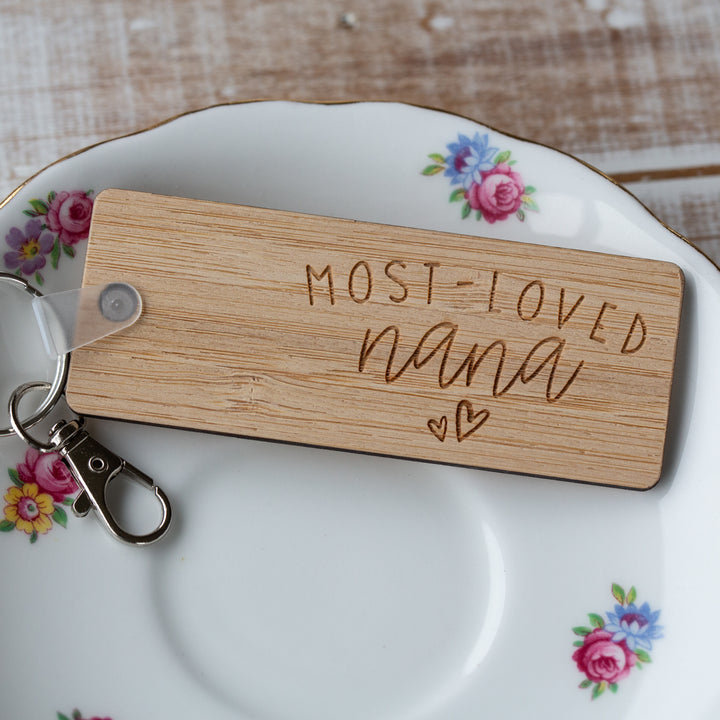 Much Loved Personalised Key Ring