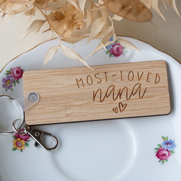 Much Loved Personalised Key Ring