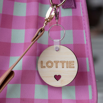 Polka Dot Key Ring