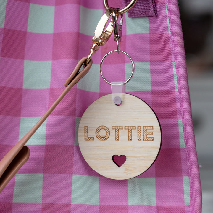Polka Dot Key Ring