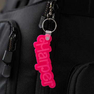 Barbie-inspired Personalised Bag Tag