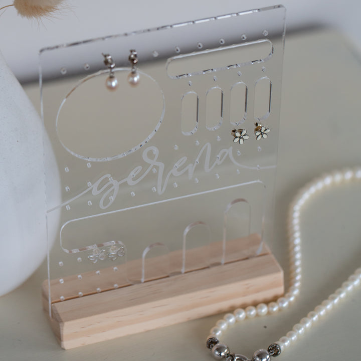 Personalised Arcylic Jewellery Holder
