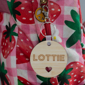 Polka Dot Key Ring