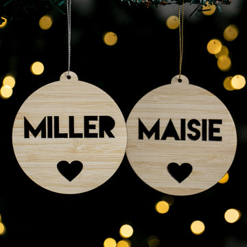 The Original Personalised Christmas Bauble
