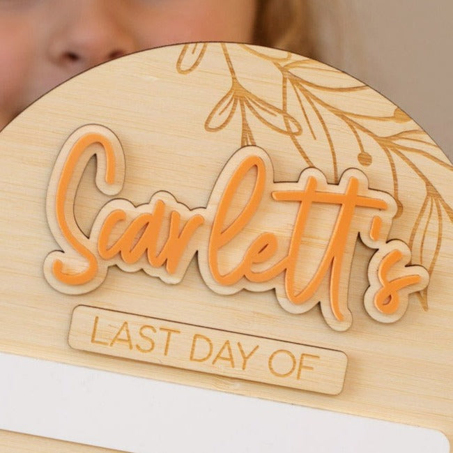 Additional Names for First Day/Last Day School Whiteboards