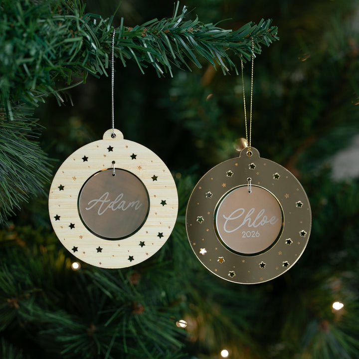 Make a Wish Personalised Christmas Bauble