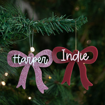 Personalised Christmas Bow